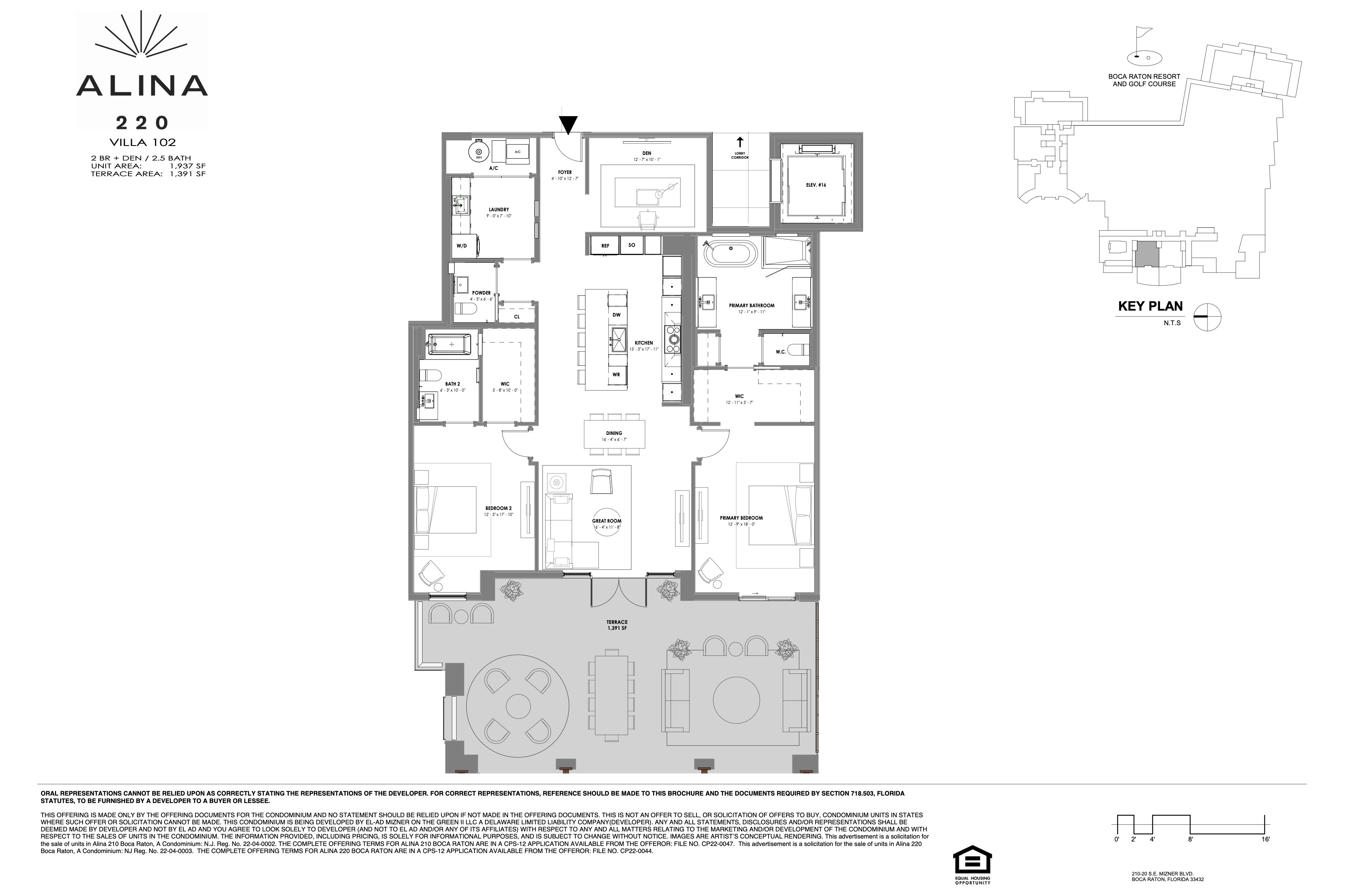 Floor Plan for Alina Floorplans, 220 Villa 102